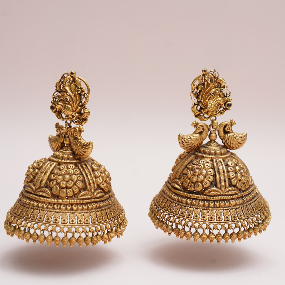 Bridal jhumkas