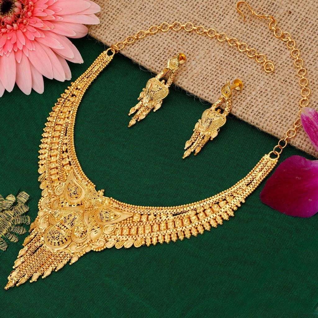 Temple necklace set